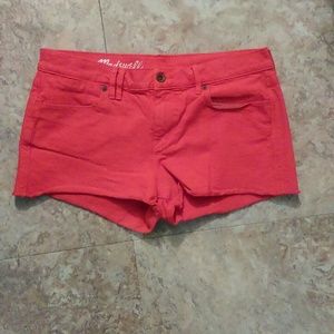 Madewell Cutoff denim shorts, size 29